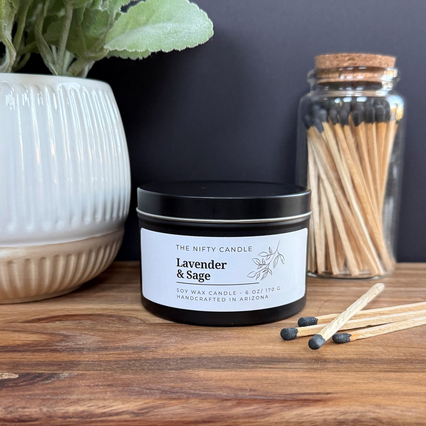 Lavender & Sage - 6 oz Tin