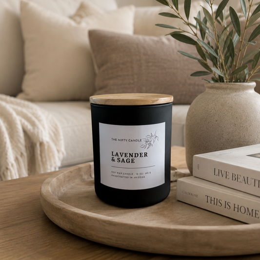 Lavender & Sage Soy Candle