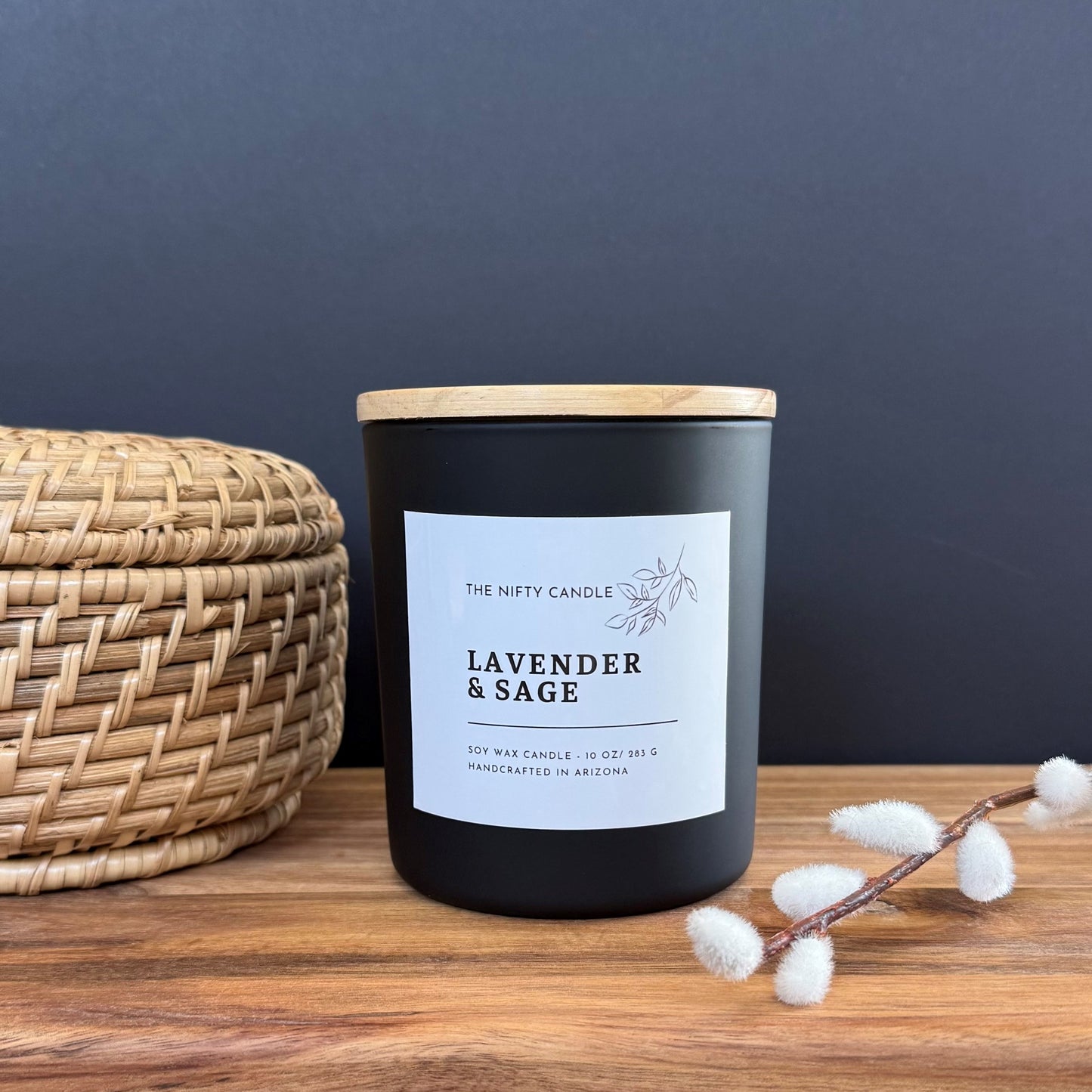 Lavender & Sage Soy Candle