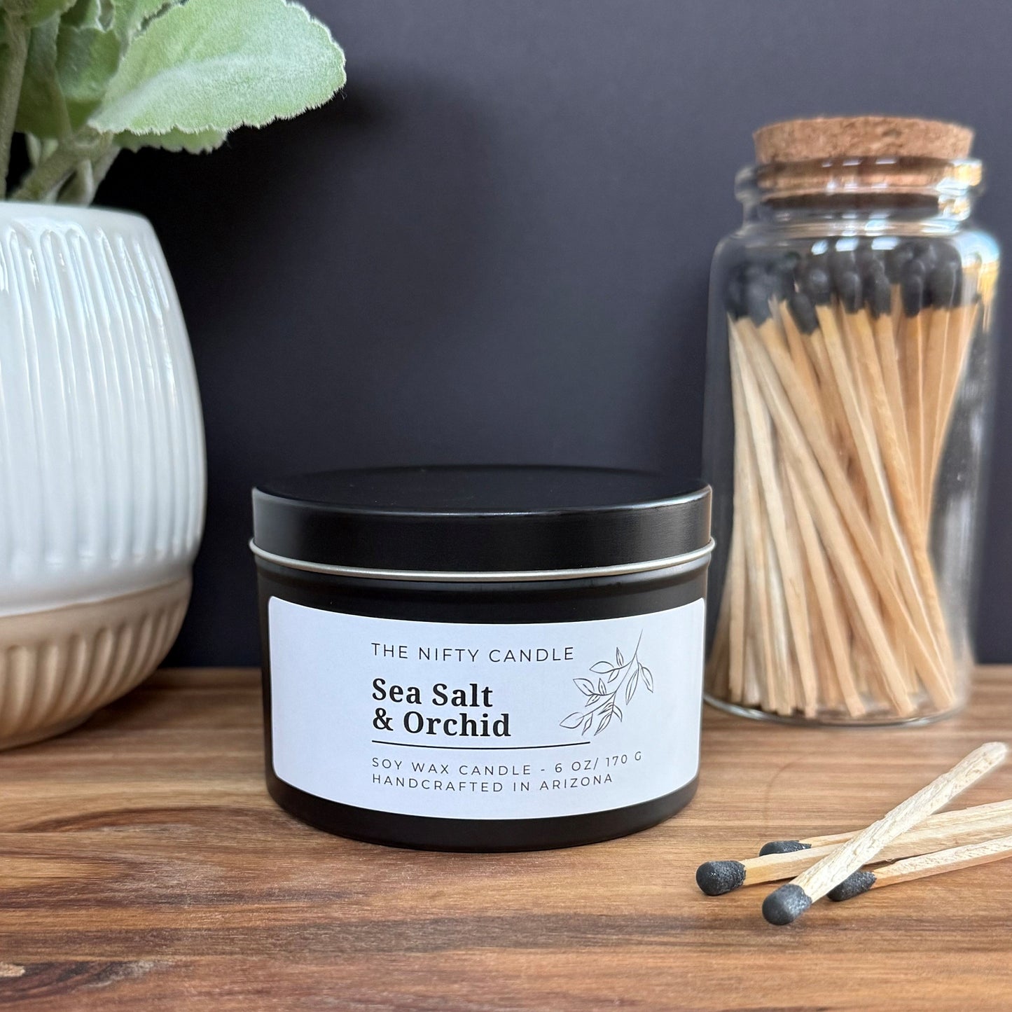 Sea Salt & Orchid - 6 oz Tin