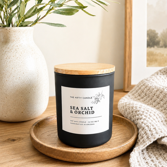 Sea Salt & Orchid Soy Candle