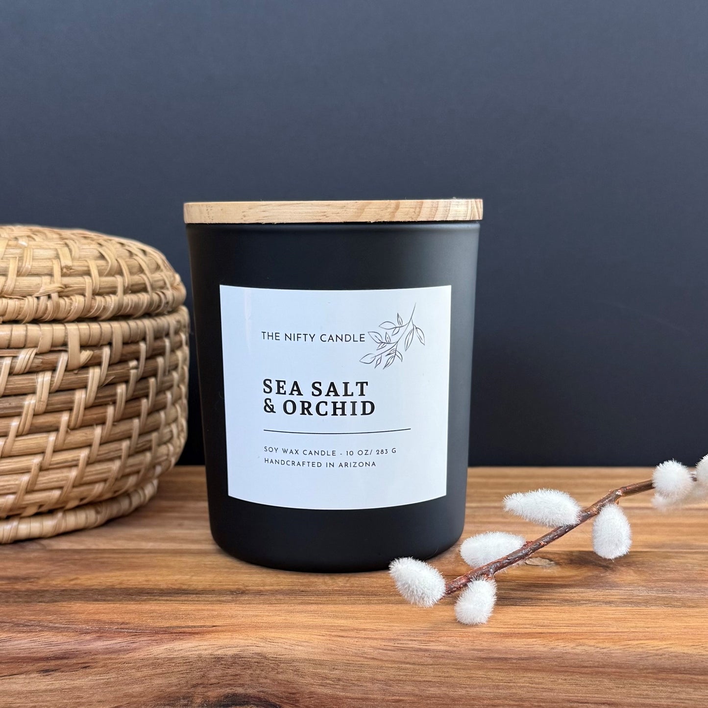 Sea Salt & Orchid Soy Candle
