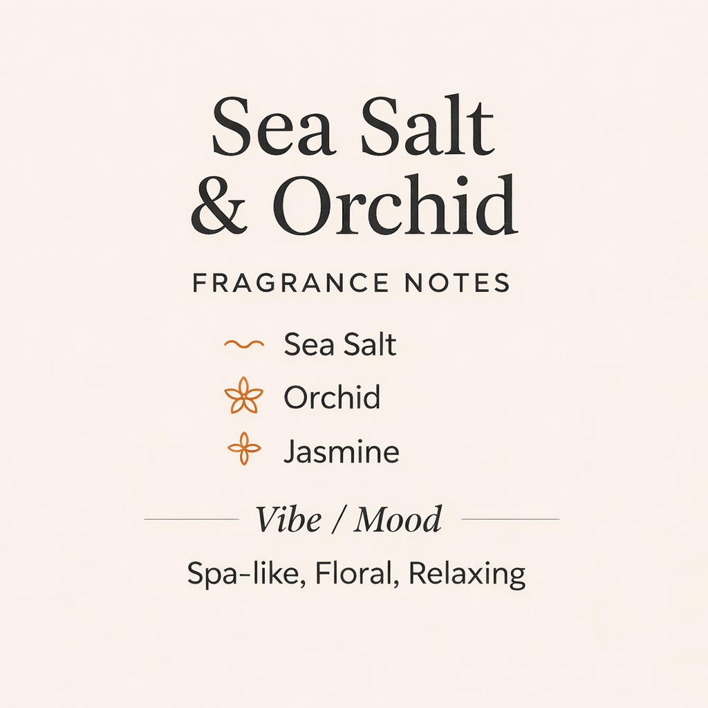 Sea Salt & Orchid Soy Candle