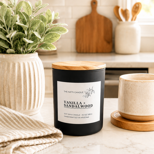 Vanilla Sandalwood Soy Candle